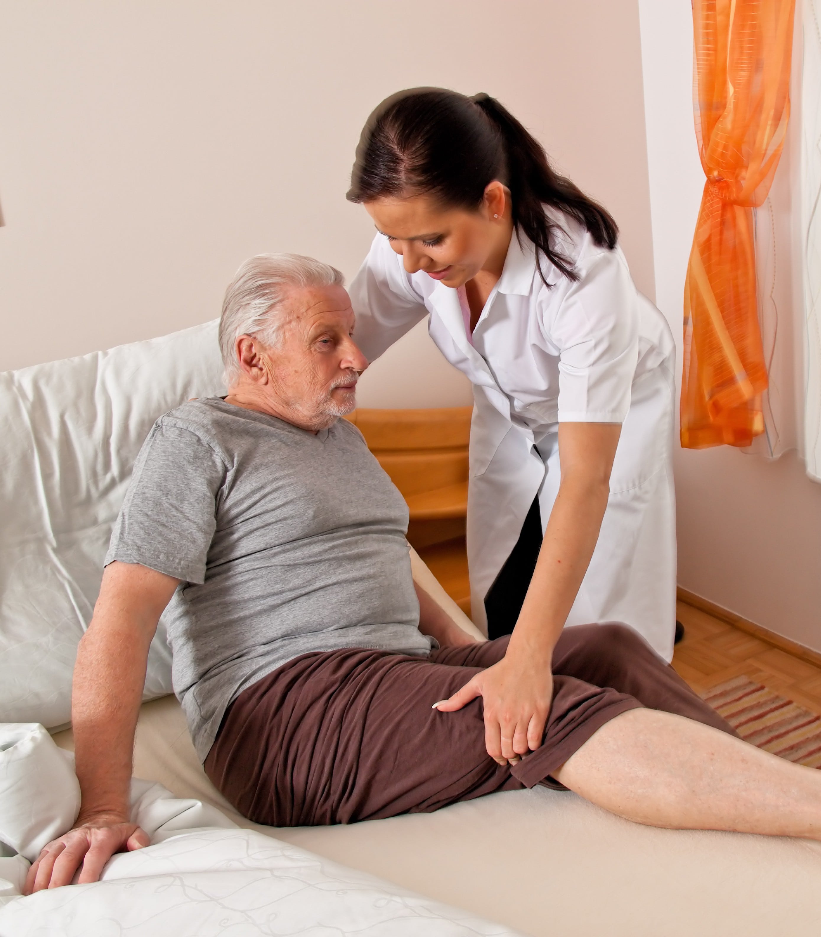 Nurse In Aged Care For The Elderly